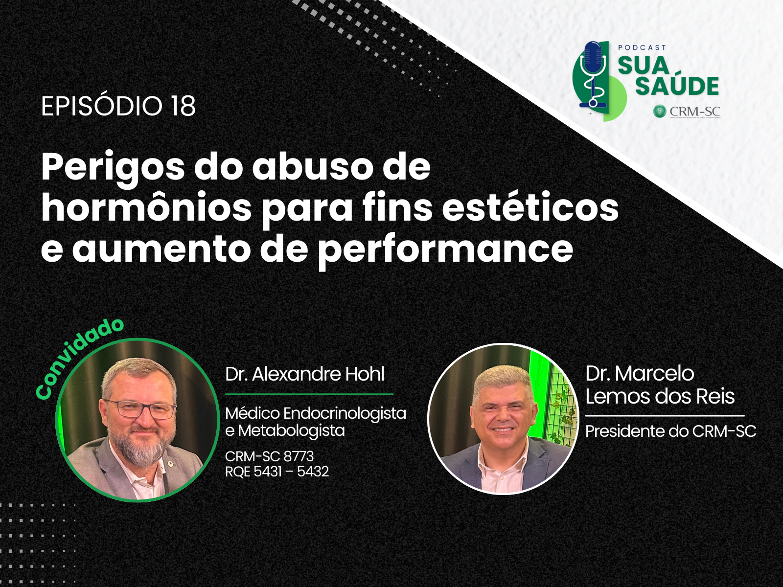 Sua Saúde #18 | Perigos do abuso de hormônios para fins estéticos e de aumento de performance