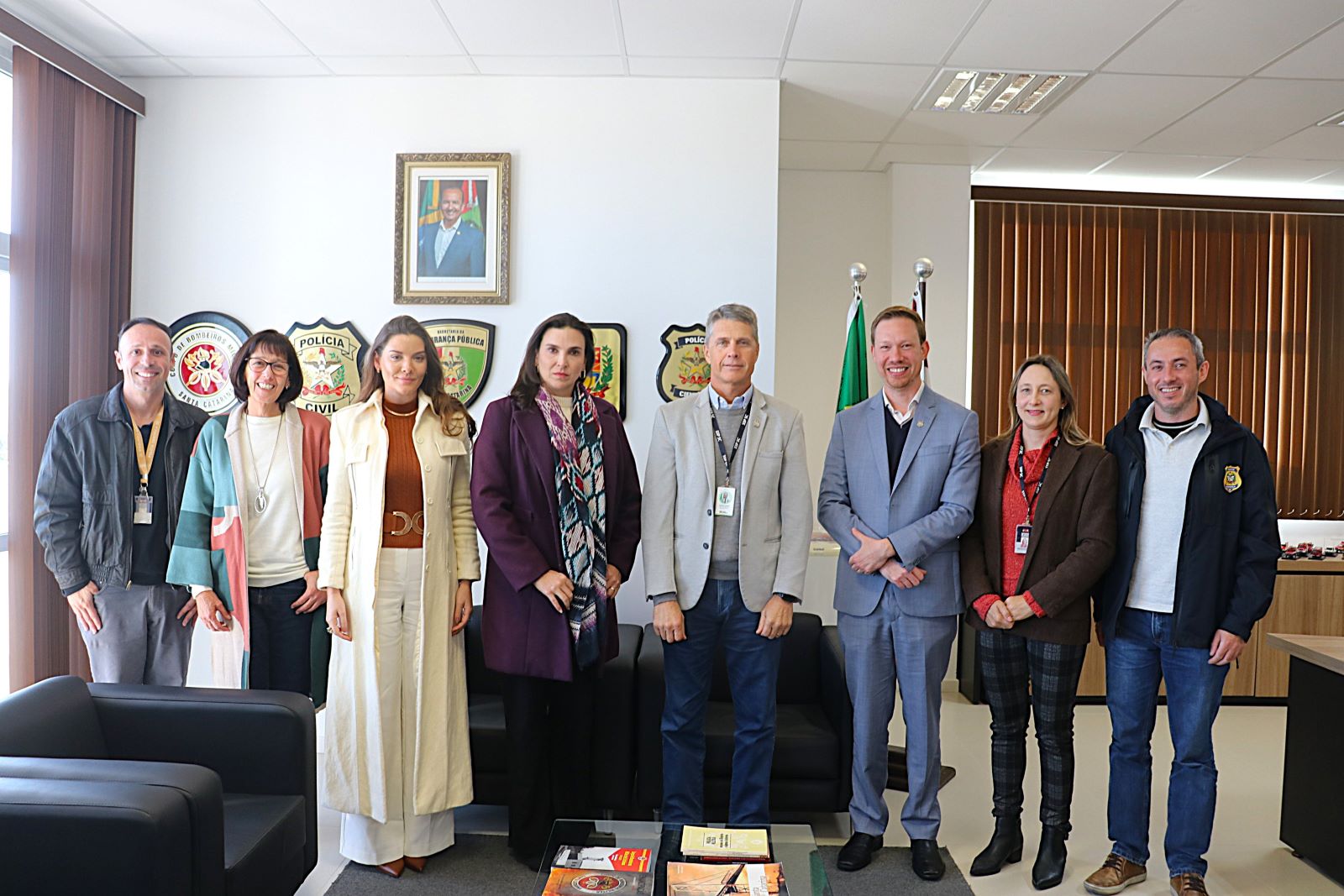 CRM-SC apresenta relatório de fiscalização dos IMLs à Secretaria de Segurança Pública e à Polícia Científica