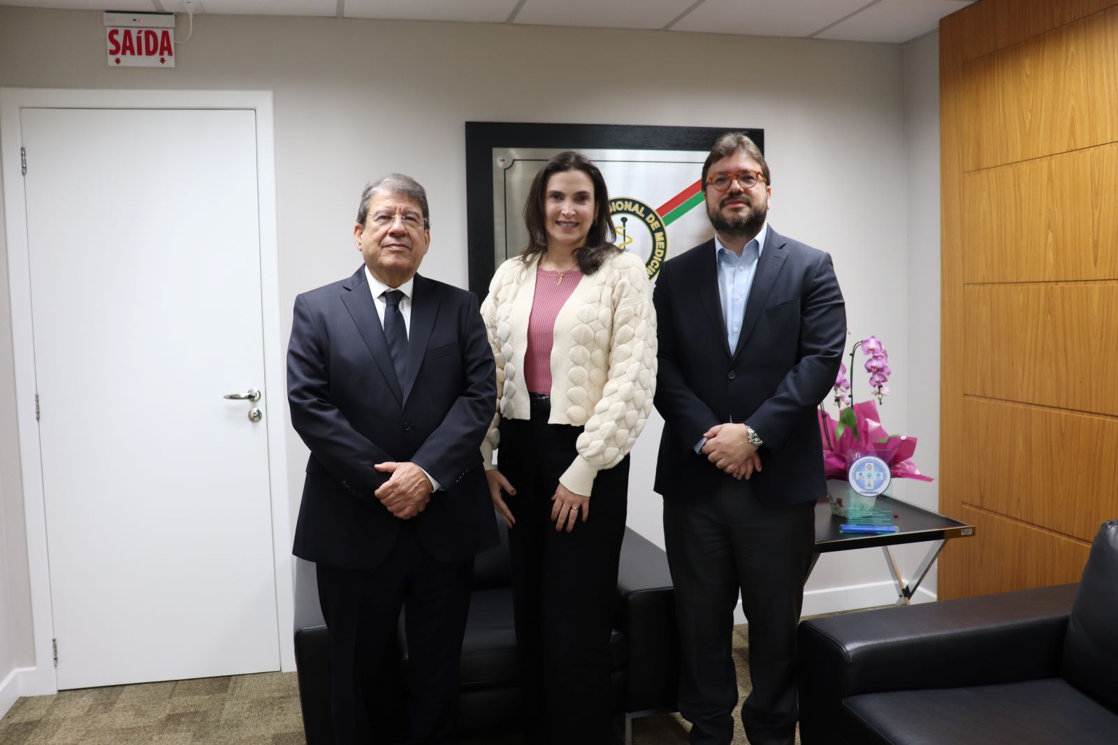 Representantes do Cremers realizam visita institucional no CRM-SC