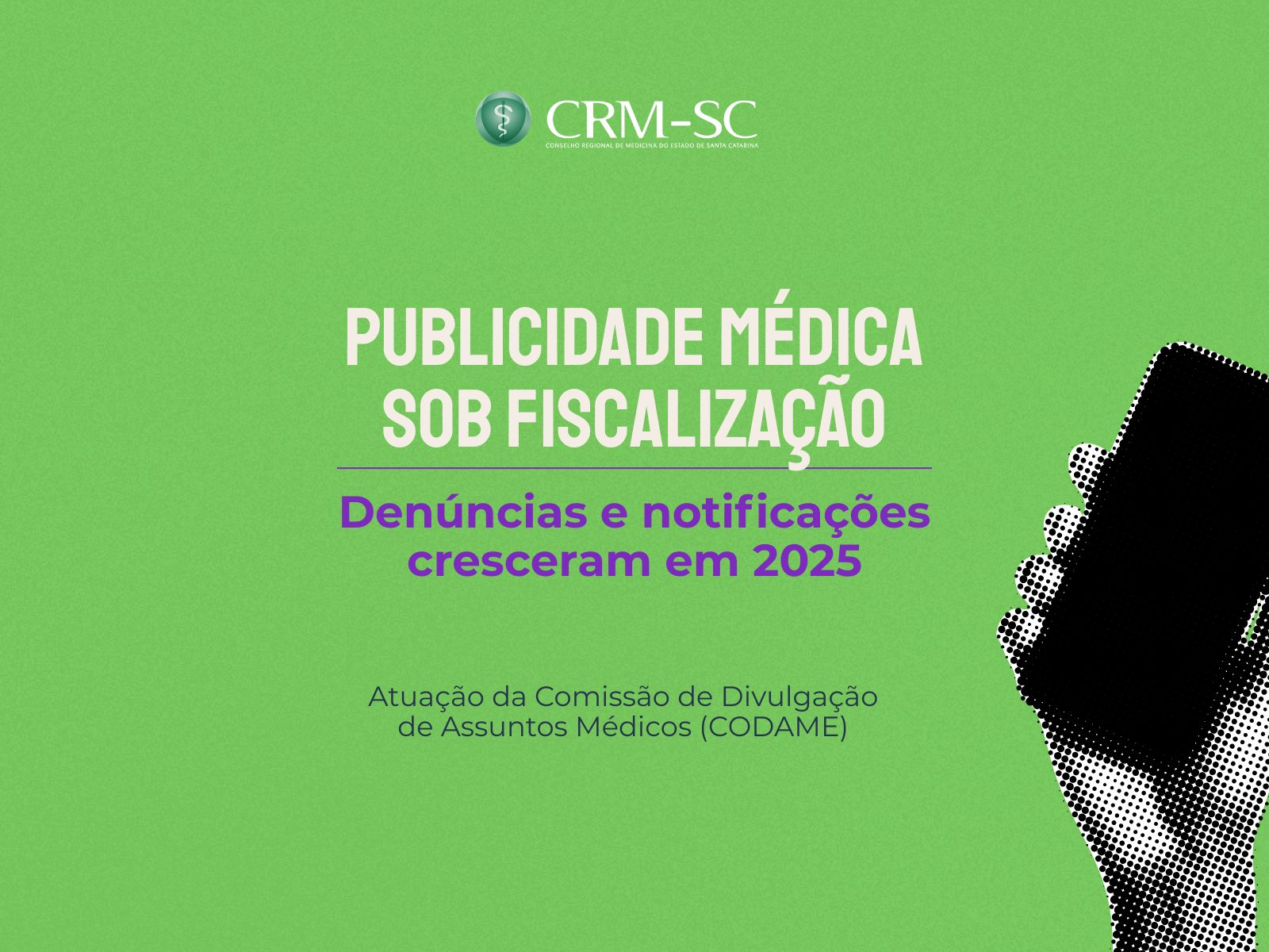 Publicidade médica sob fiscalização: denúncias no CRM-SC aumentam 150% e notificações dobram em 2025