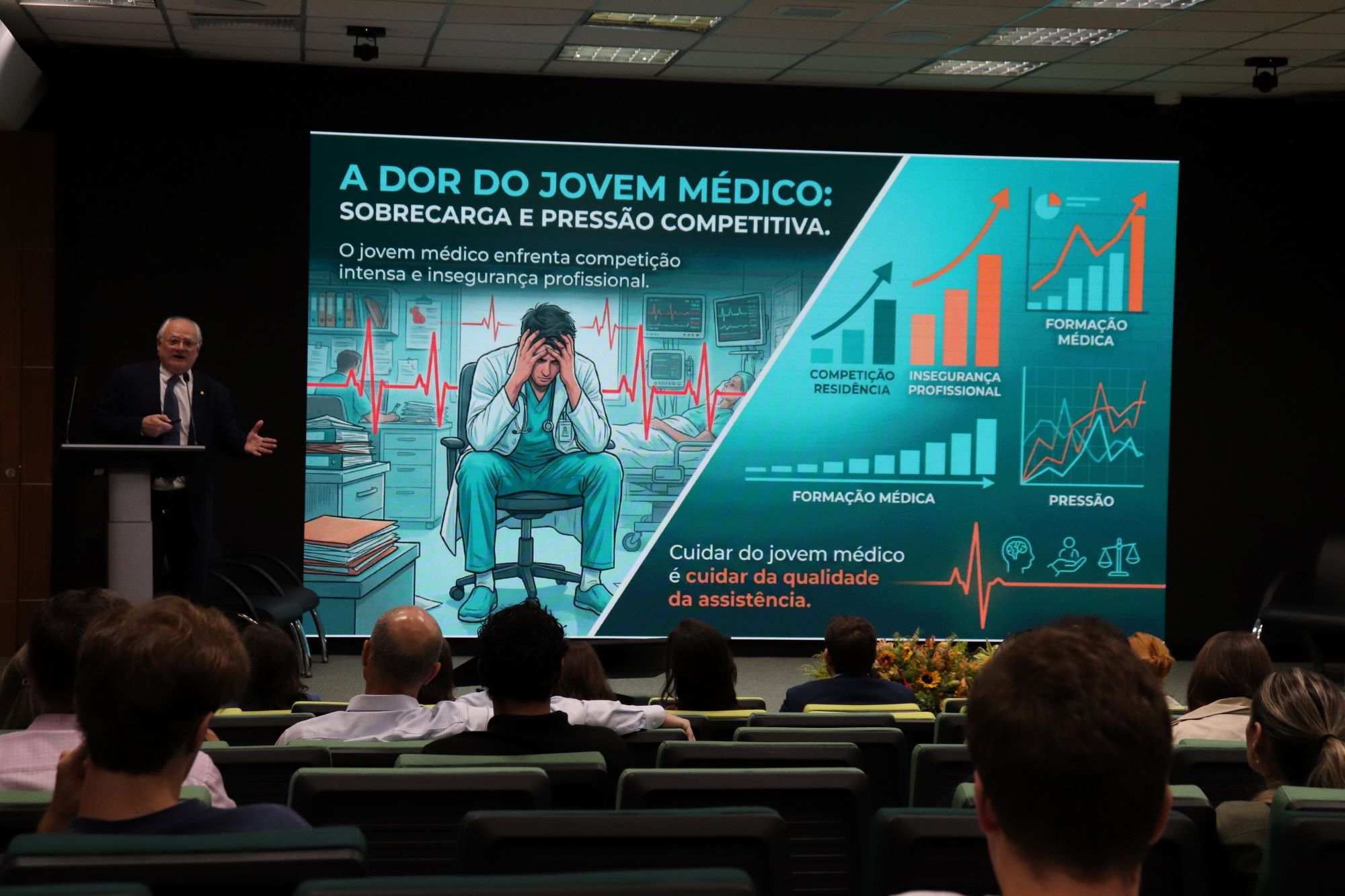 1º Fórum do Médico Jovem debate ciência, saúde mental e protagonismo profissional no segundo dia de programação