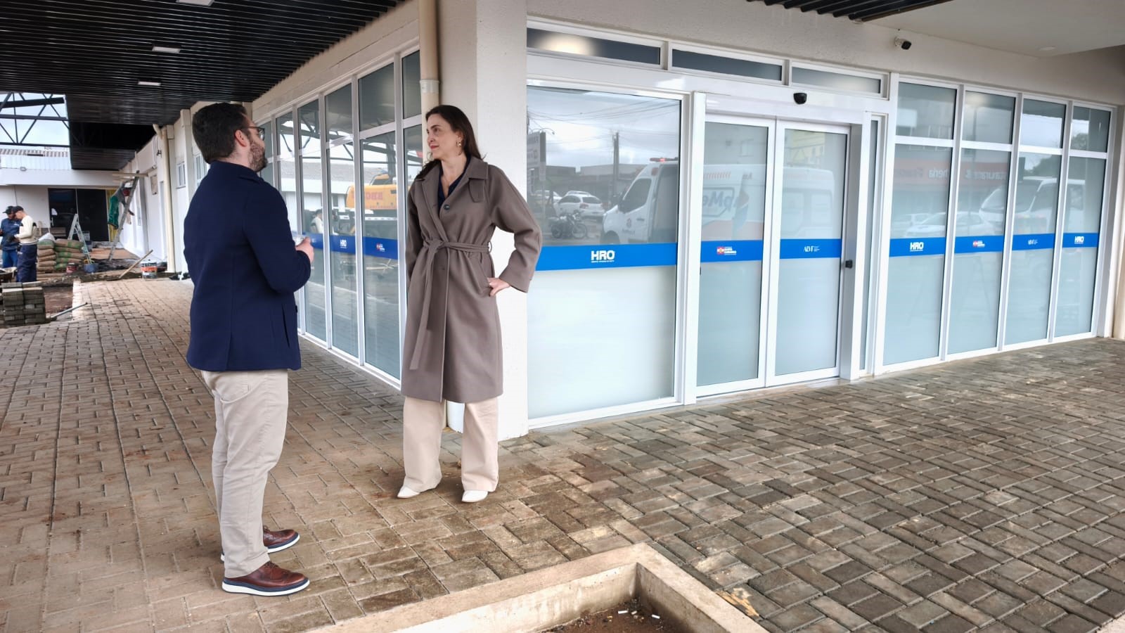Presidente do CRM-SC visita obras de revitalização do pronto-socorro do Hospital Regional do Oeste