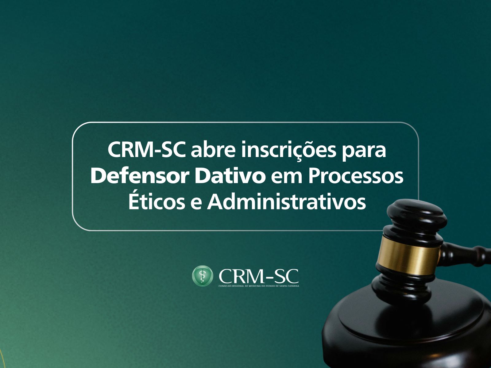 Defensoria Dativa – Inscrições de 04 a 25 de setembro. Inscreva-se Aqui!